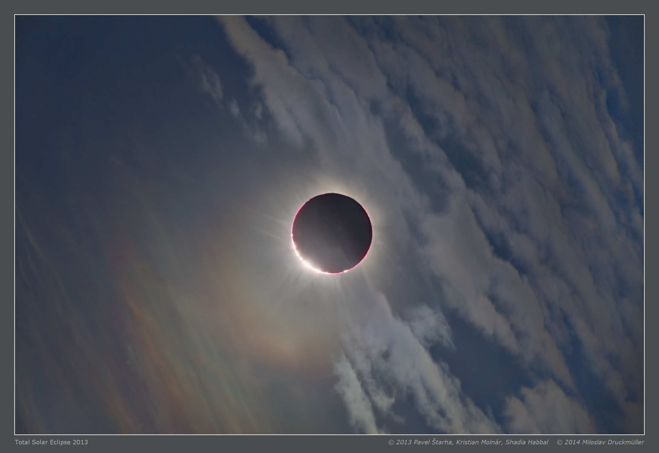Total Solar Eclipse 2013 image, Kenya, Baily's beads 5 seconds after C3